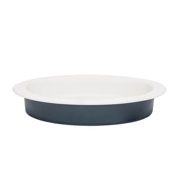 Oval Baking Dish, 28cm, White Ceramic
