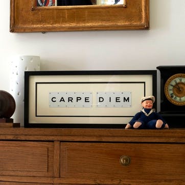 'Carpe Diem' Word Frame