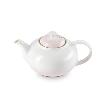 Stoneware Classic Teapot  1.3L, Shell Pink
