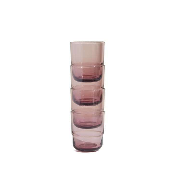 Set of 4 Glasses 500ml, Sunrise