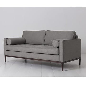 Model 02 2 Seater Linen Sofa, Shadow