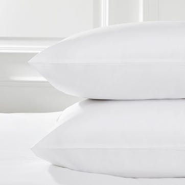Savoy Housewife Pillowcase, Standard, White