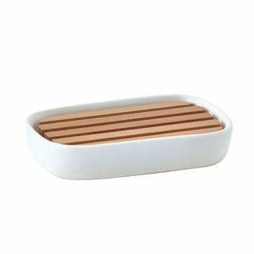 Soap dish, Aquanova, Oscar, white