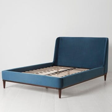 Bed 02 Velvet Double Frame, Teal