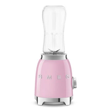 50's Style Mini Blender & Smoothie Maker, 600ml, Pink