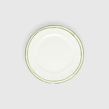 Provence Set of 4 Starter Plates, D21cm, Green