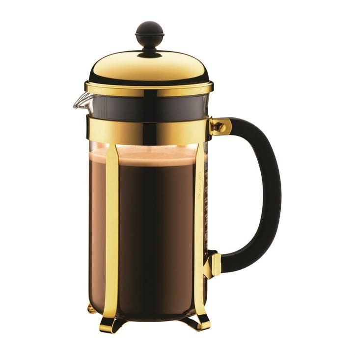 Chambord, 8 Cup Coffee Maker, 1 Litre, Gold