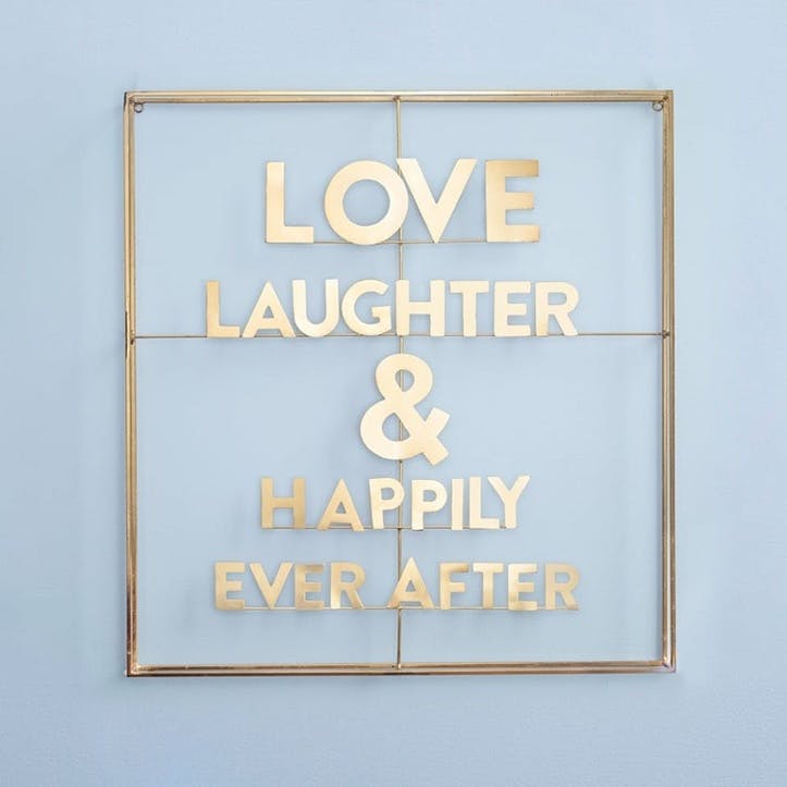 Love, Laughter & Happily Ever After Word Art