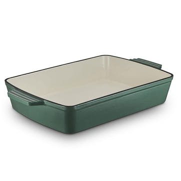 KitchenAid Enameled Cast Iron, 11 Square Grill Roasting Pan - Pistachio