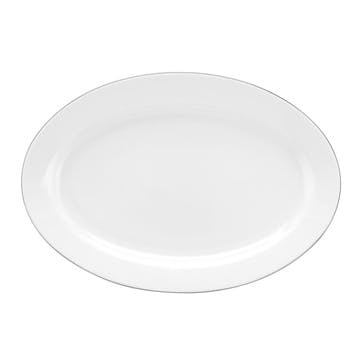 Serendipity Oval Platter D30cm, Platinum