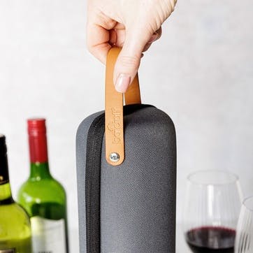Wine Bottle Carrier , Grey
