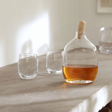 Float Decanter with Ash Stopper 1.5L, Clear