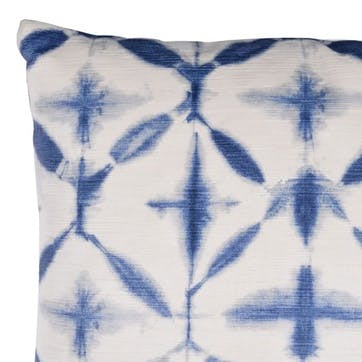 Tie Dye Cushion Cover 40 x 60cm, Indigo