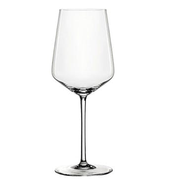 Style Set of 4 White Wine Glasses 440ml, Clear