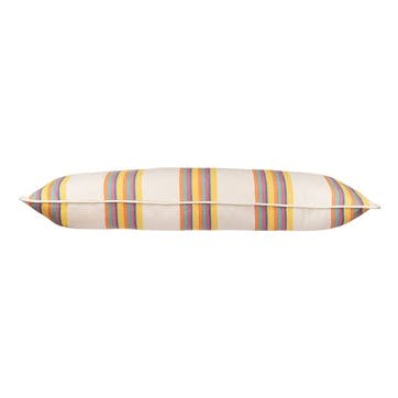Pinata Stripe Large Lumbar Cushion 95 x 35cm, Multi Coloured
