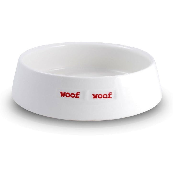 'Woof Woof' Dog Pet Bowl