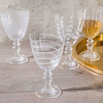 Cheers Set of 4 Goblets 340ml, Clear