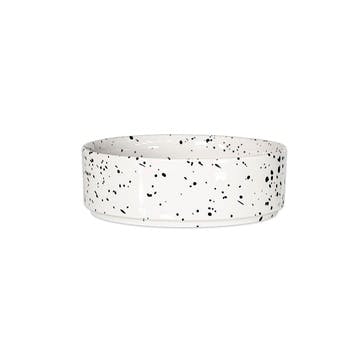 Ama Ceramic Pet Bowl D12cm, Splatter