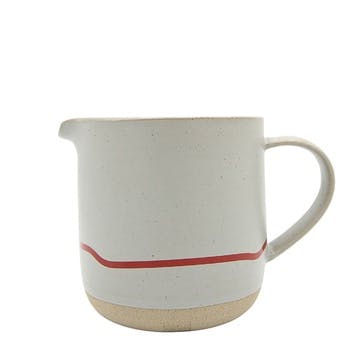 Studio Jug 400ml, Pebble & Red