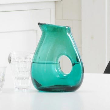 Seagreen Jug With Hole