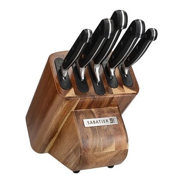 Edgekeeper Knife block with 5 knives, Wood