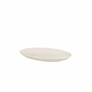 Nordic Vanilla Oval Plate 22cm, Off White