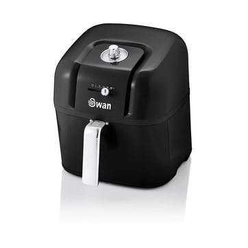 Retro Air Fryer 6L, Black