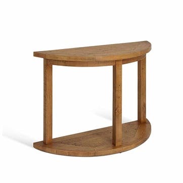 Oxhill Curved Console Table, Natural