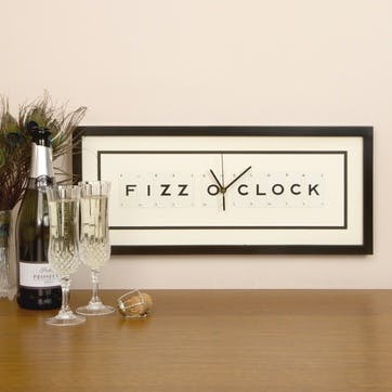 'Fizz O'Clock' Clock