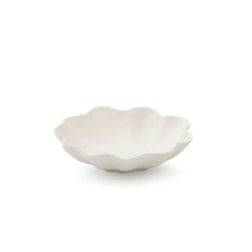 Floret Cream Medium Serving Bowl