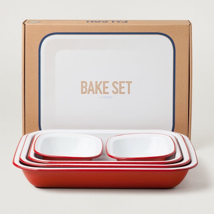 Bake Set, Pillarbox Red