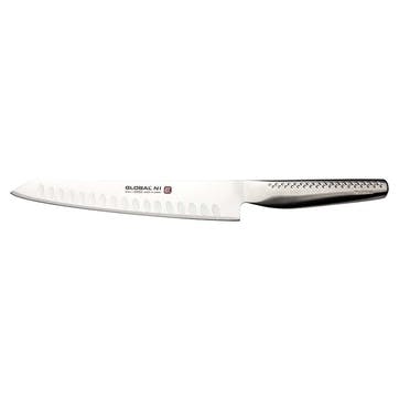 Ni Fluted Carving Knife/Slicer 21cm, Silver