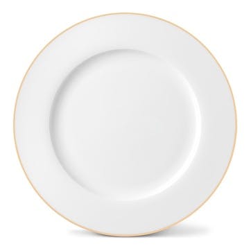 Rainbow Dinner Plate, Gold
