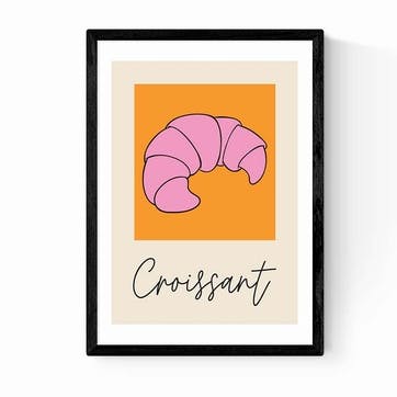 Inoui Croissant Print, Pink