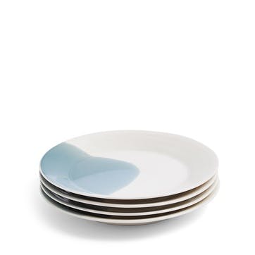 Signature 1815 Set of 4 Plates D24cm, Blue