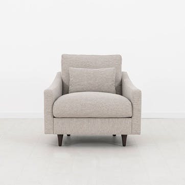 Model 07 Linen Armchair, Pumice