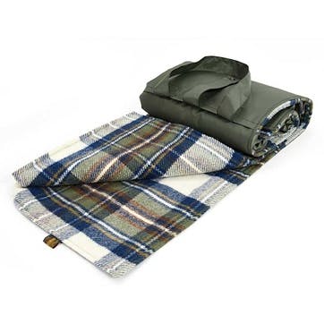 Eventer  Picnic Rug 137 x 170cm, Muted Blue Dress Stewart