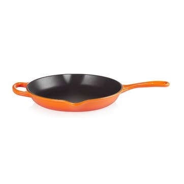 Frying pan with metal handle, 26cm, Le Creuset, Signature Cast Iron, volcanic