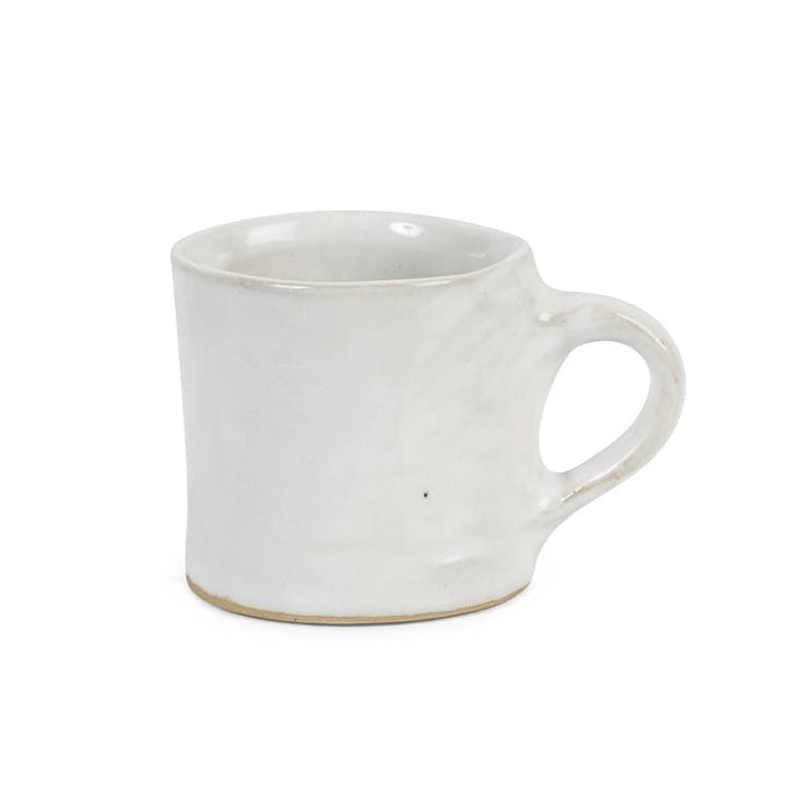 Mervyn Gers White Coffee Cup, 11cm