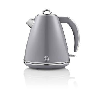 Retro Jug Kettle 1.5L, Grey