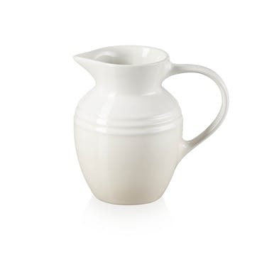 Stoneware Breakfast Jug, Meringue