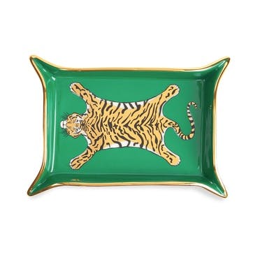 Tiger Valet Tray, Green