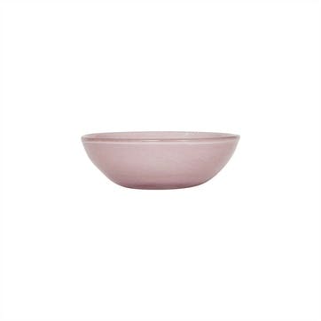 Kojo  Glass Bowl D16.5cm, Rose