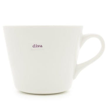 'Diva' Bucket Mug, 350ml