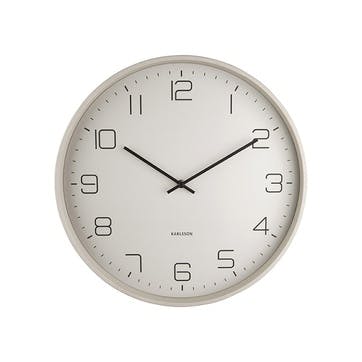 Lofty Wall Clock D40cm, Warm Grey