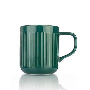 Embossed Large Mug , 550ml, Green