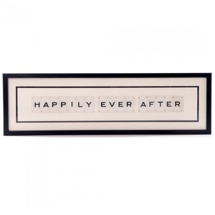'Happily Ever After' Word Frame