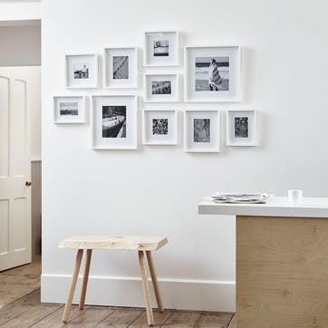 Picture Gallery Wall Frame Set Large, White