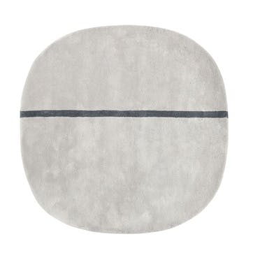 Oona Rug L140 x W140cm, Grey