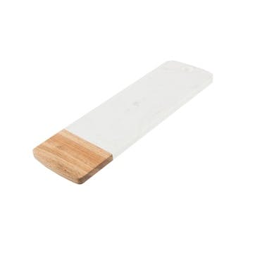 Acacia Wood & Marble Serving Board